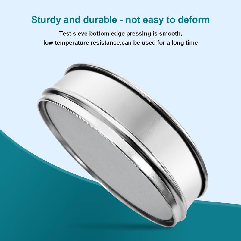 LVDALAB 304 Stainless Steel Mesh Lab Sieve, 250 Mesh (0.061mm) Aperture Test Sieve, 7.9Inch(20cm) Diameter Economy Standard Analysis Sample Test Sieves for Industrial Laboratory Homes - Image 5